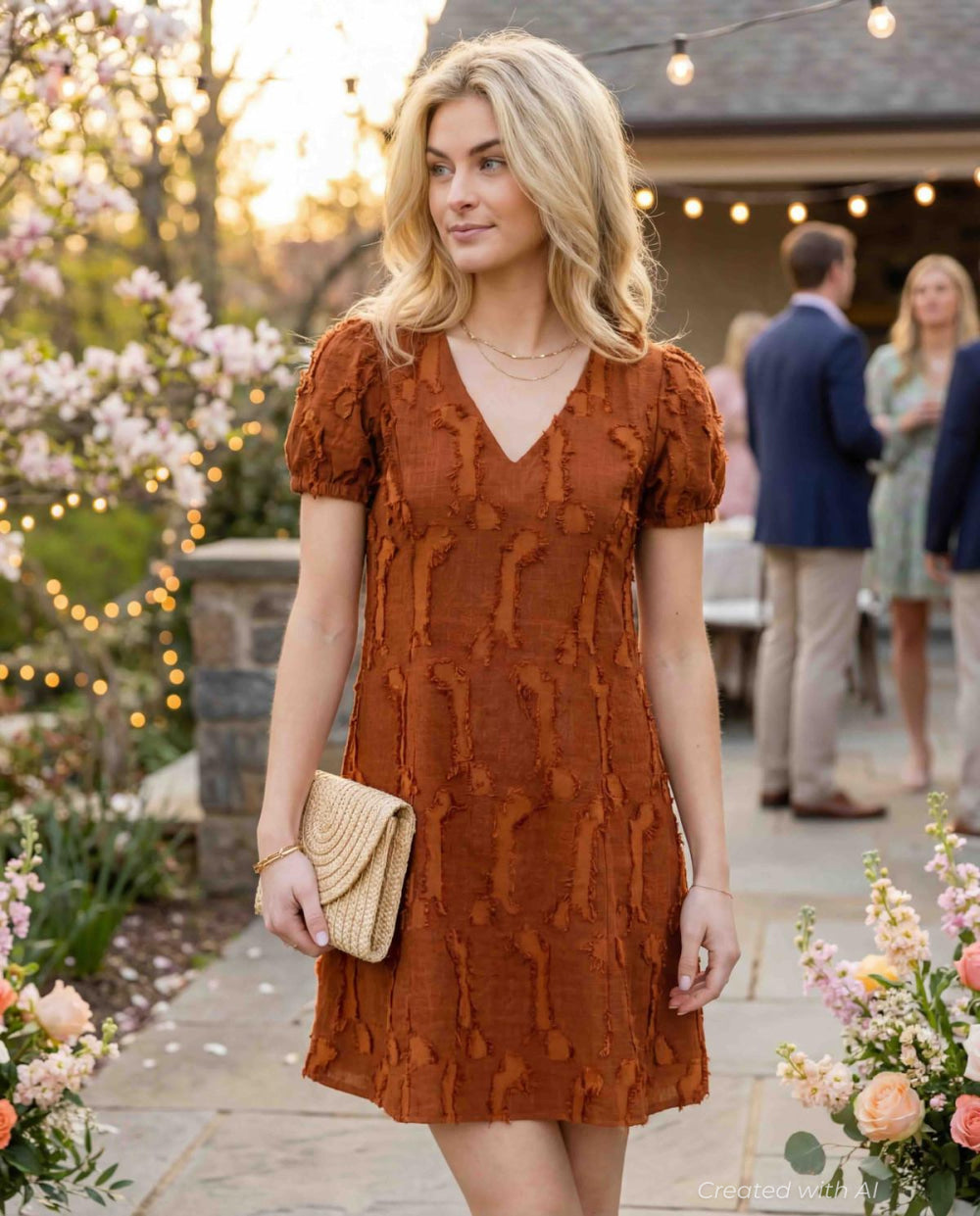 Eden Dress - Auburn Brown - Dresses