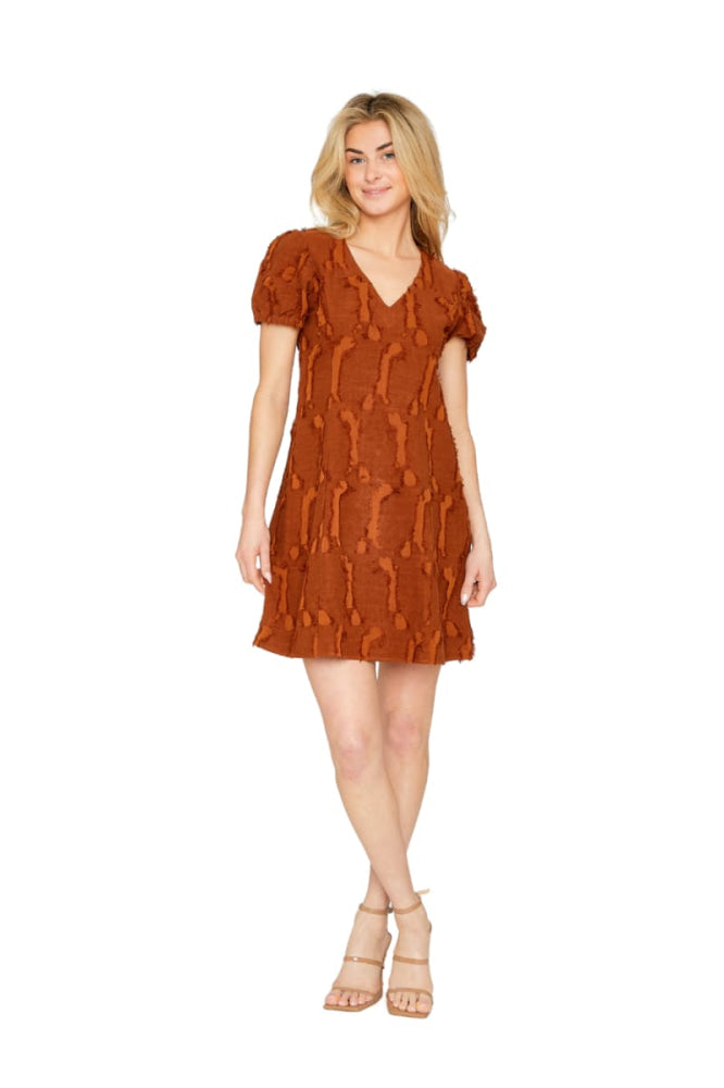 Eden Dress - Auburn Brown - Dresses