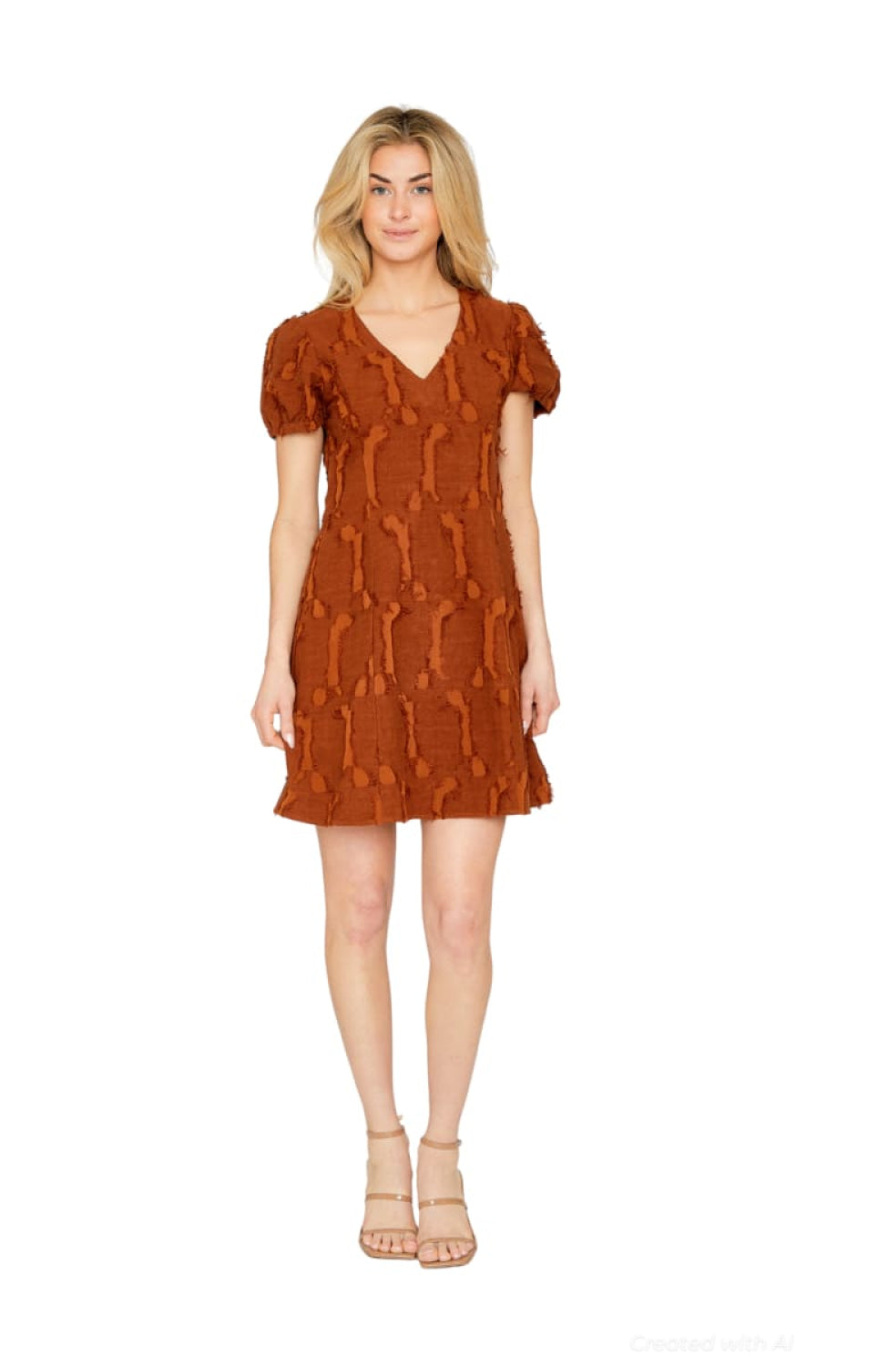 Eden Dress - Auburn Brown - Dresses