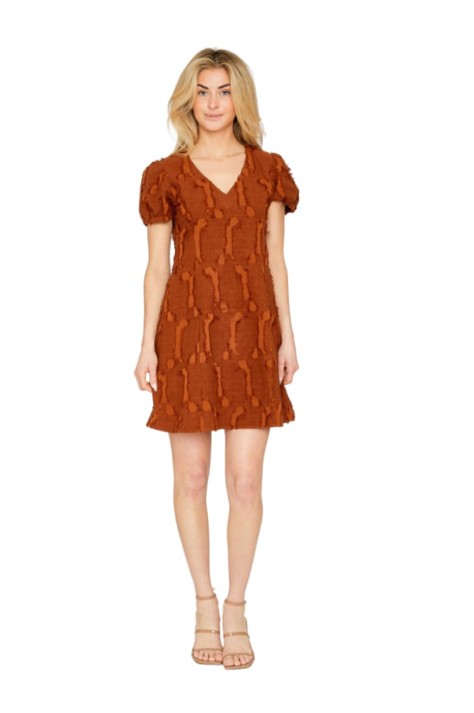Eden Dress - Auburn Brown - Dresses