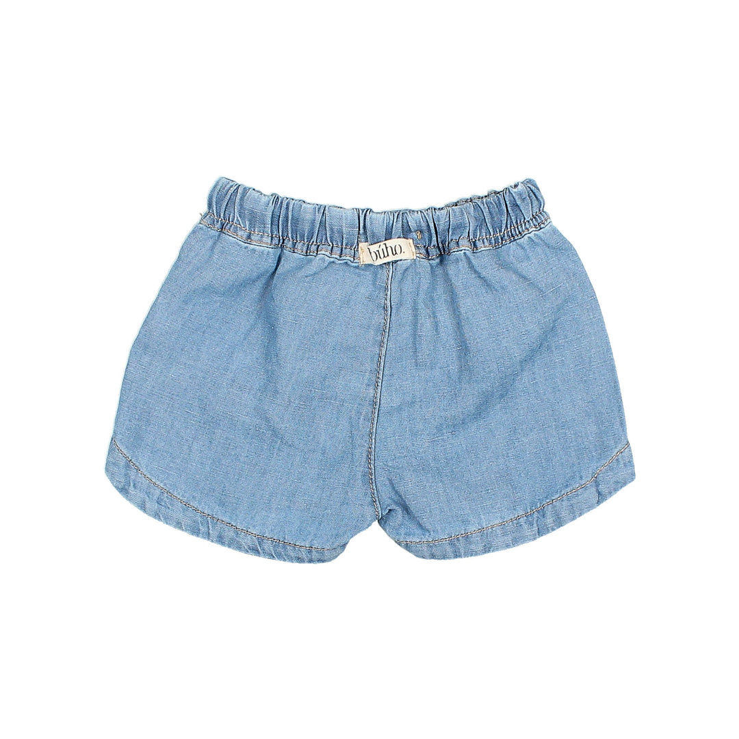 BB Denim Linen Shorts - Denim