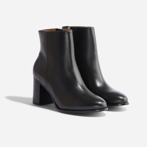 Lia Heeled Bootie - Black - FINAL SALE