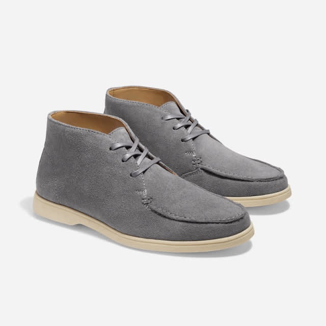 Drew Chukka - Grey Suede
