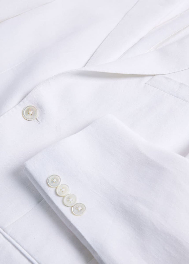 Phineas Cole Irish Linen Jacket - White