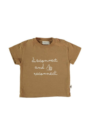 Organic Baby T-Shirt Reconnect - Peanut