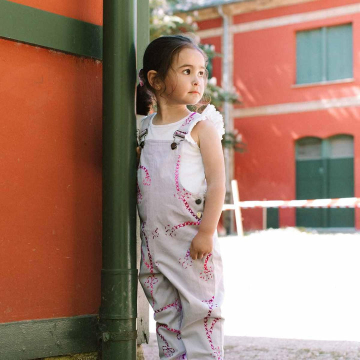 Jardin Denim Overall - Lavender