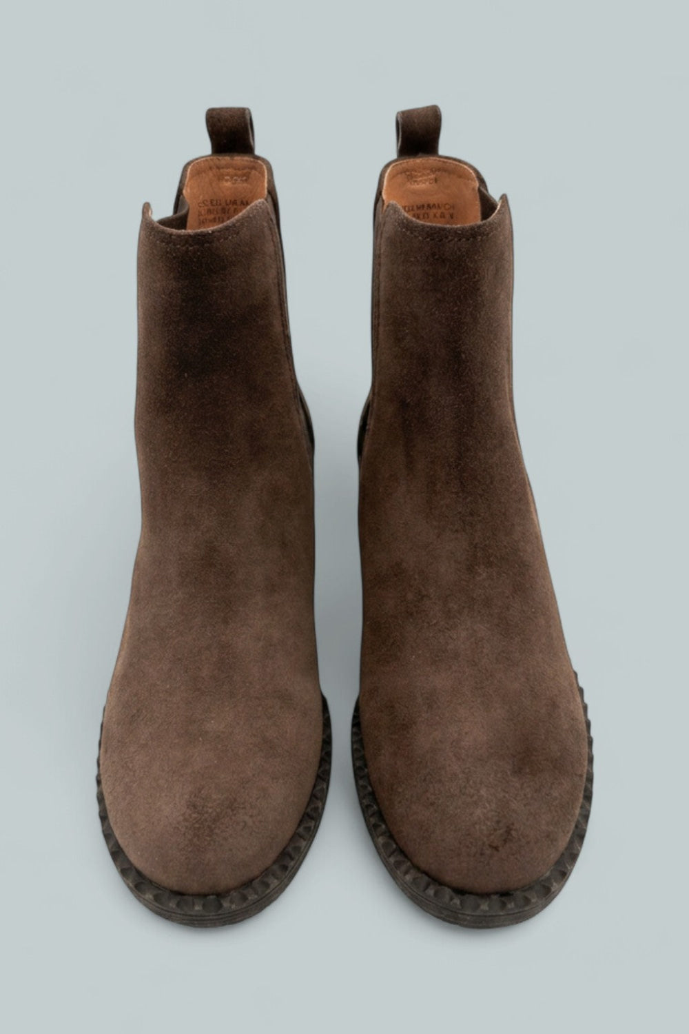 Elastic Chelsea Boots - Chocolate - 6 - Boots