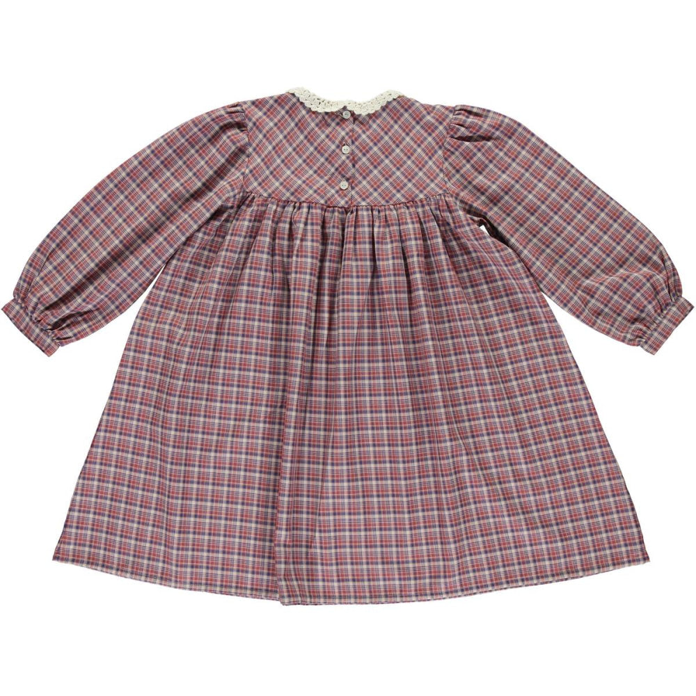 Eleanor Dress - Red Tartan Check - Dresses