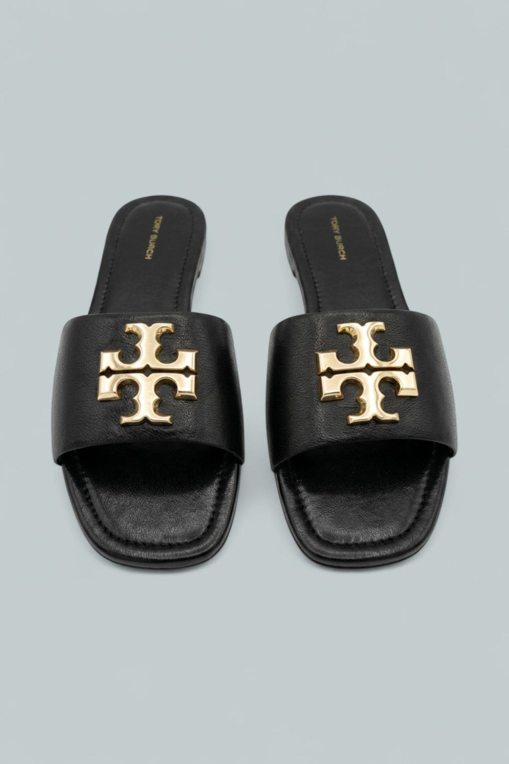Eleanor Slide Sandals - Perfect Black - 8 - Sandals