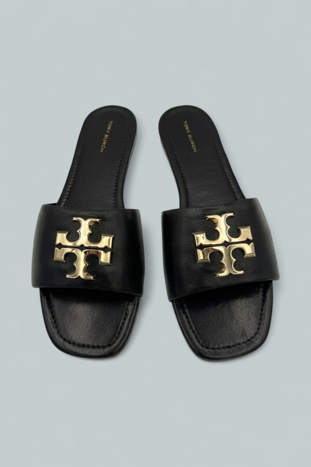 Eleanor Slide Sandals - Perfect Black - 8 - Sandals