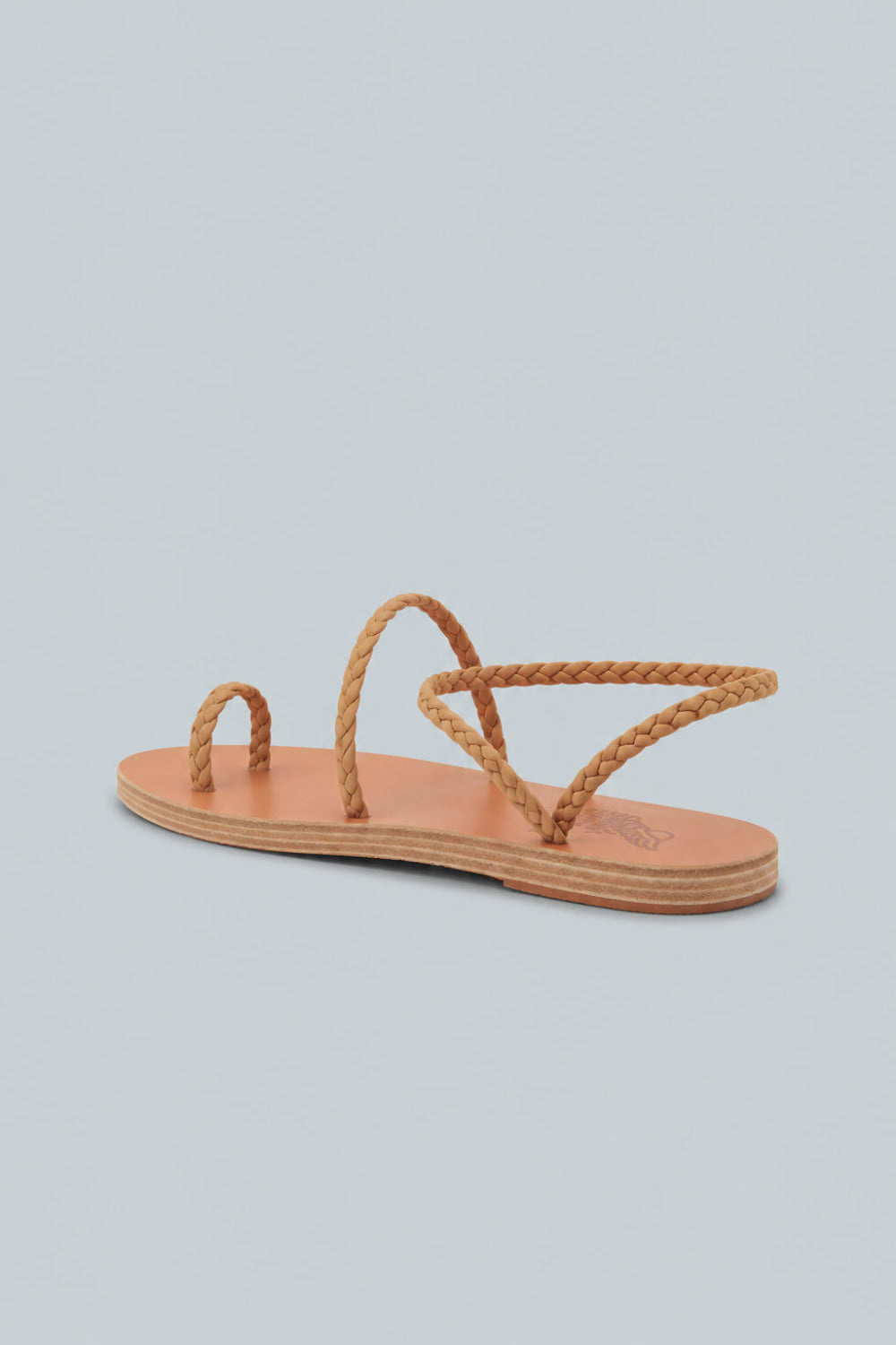 Eleftheria Braided Strappy Sandals - Natural - 9 - Sandals