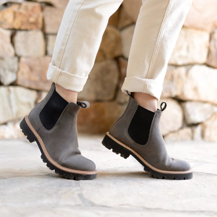 Go-To Lug Chelsea Boot - Grey - FINAL SALE
