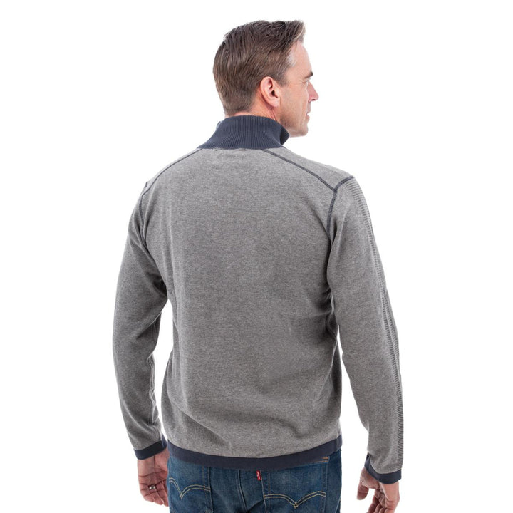 Eli Organic Cotton 1/4 Zip Pullover - Charcoal - Pullover