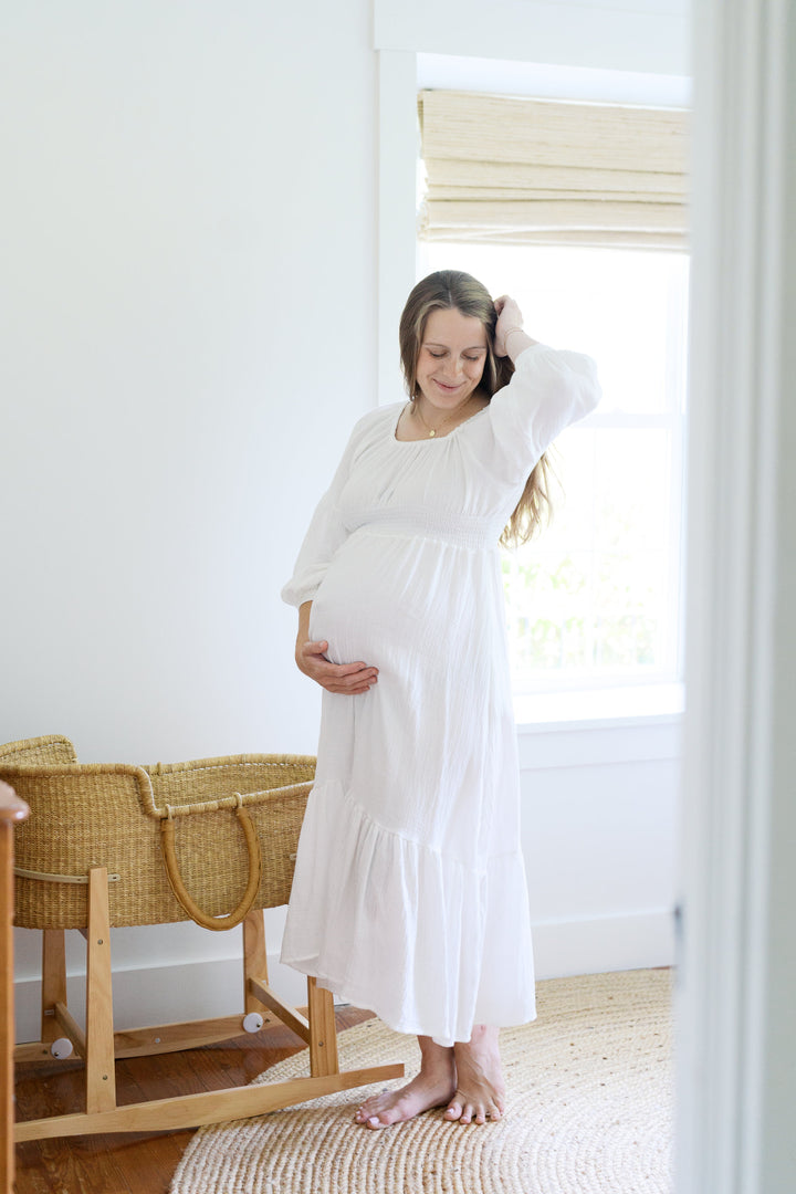 Eliza Dress Cream - Cream - Dresses