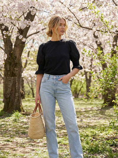 Elizabeth Top - Black - Shirt