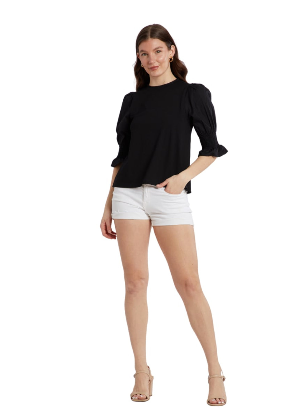 Elizabeth Top - Black - Shirt