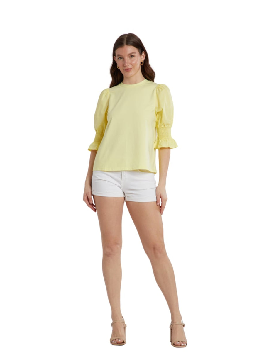 Elizabeth Top - Yellow - Blouse