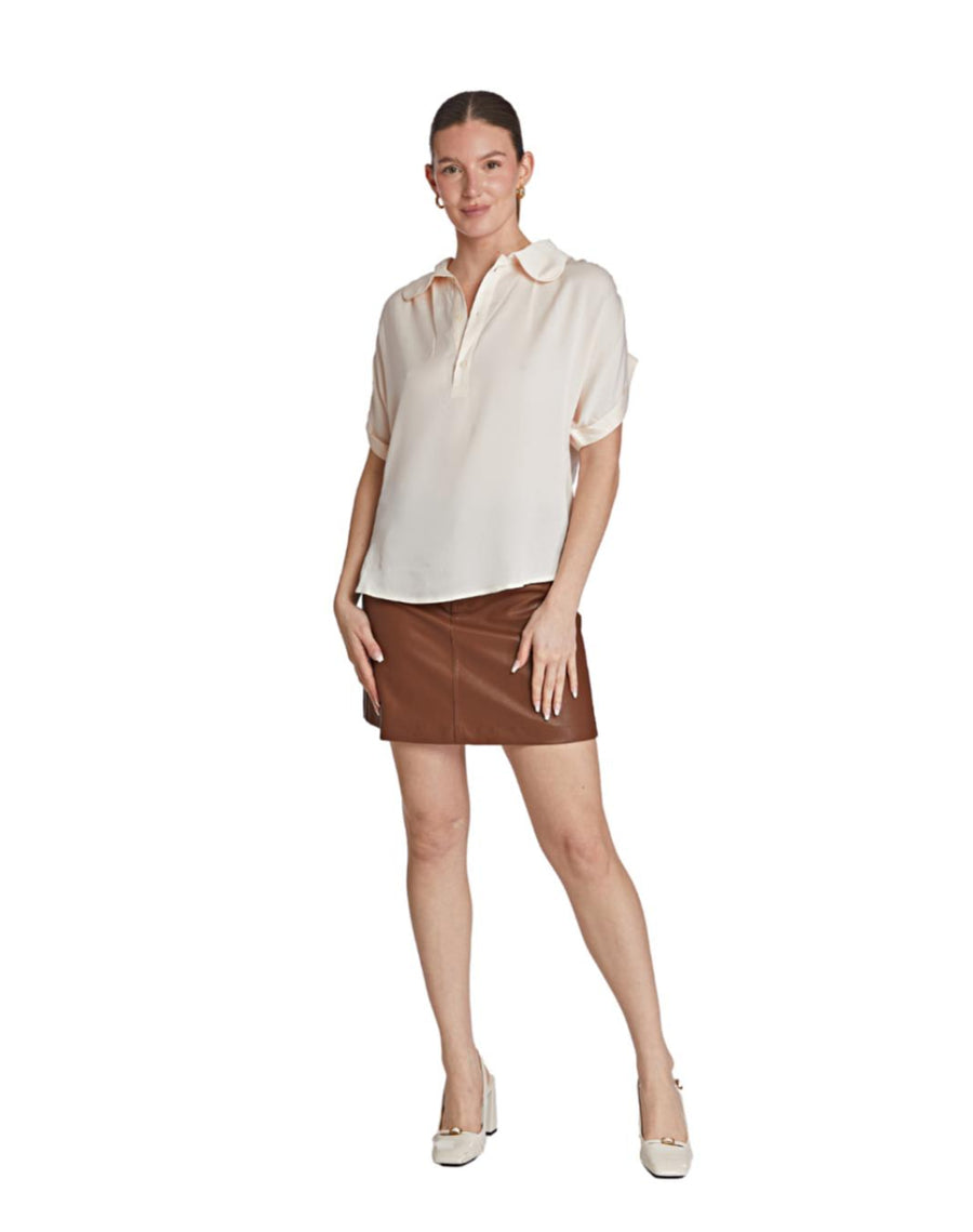 Elle Top - Cream - Blouse