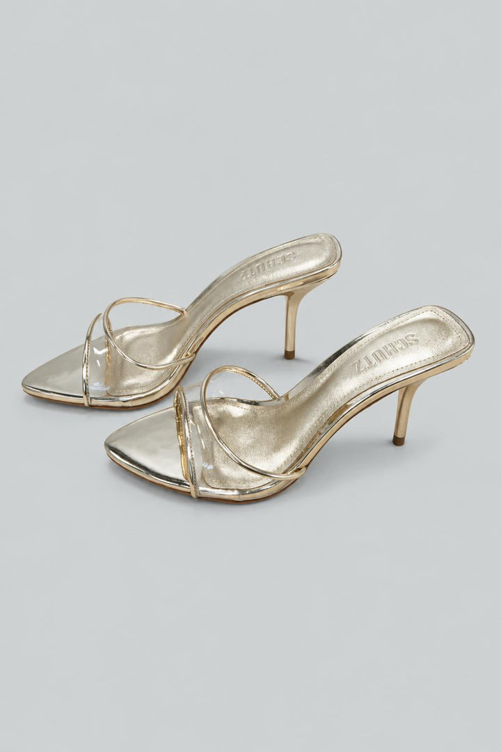 Elodie Vinyl Sandal - Metallic Gold - 6.5 - Sandal