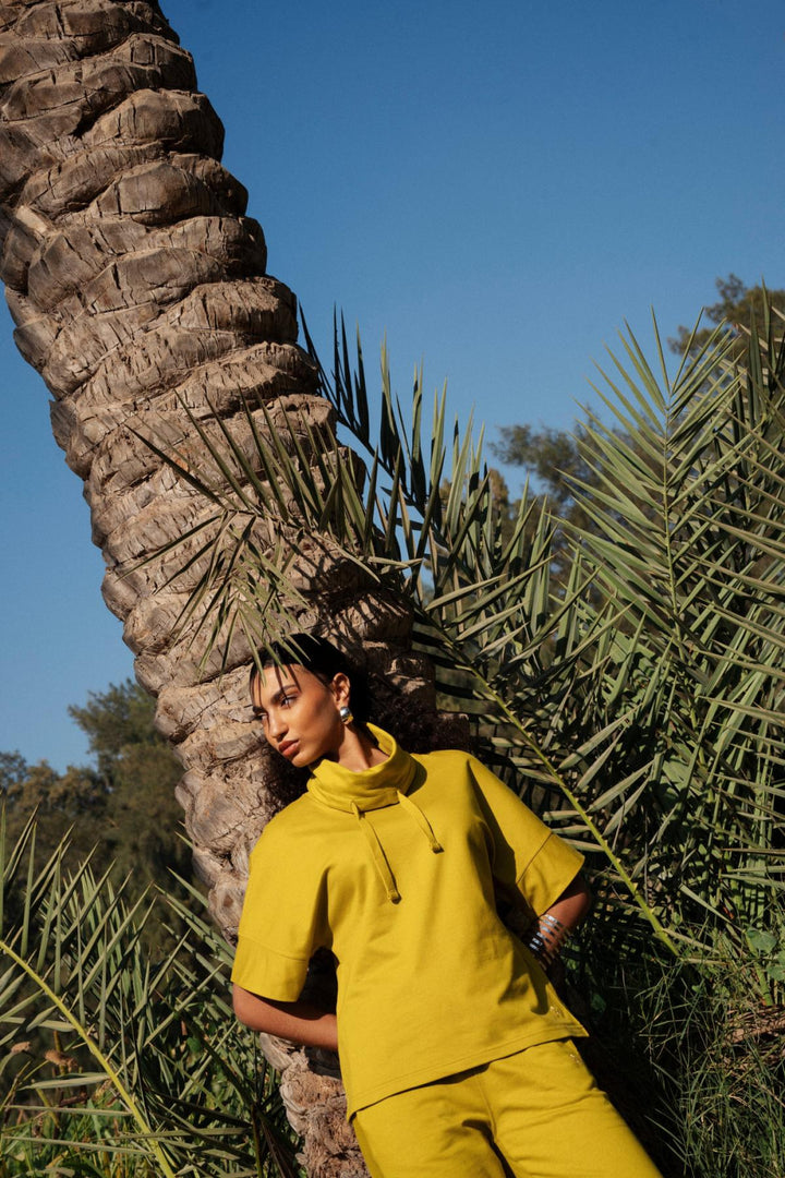 Eman Sweat Shirt - Avocado Oil - Sweatshirt