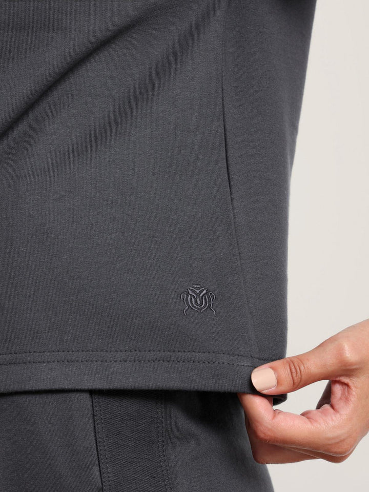 Eman Sweat Shirt - Midnight Grey - Hoodie