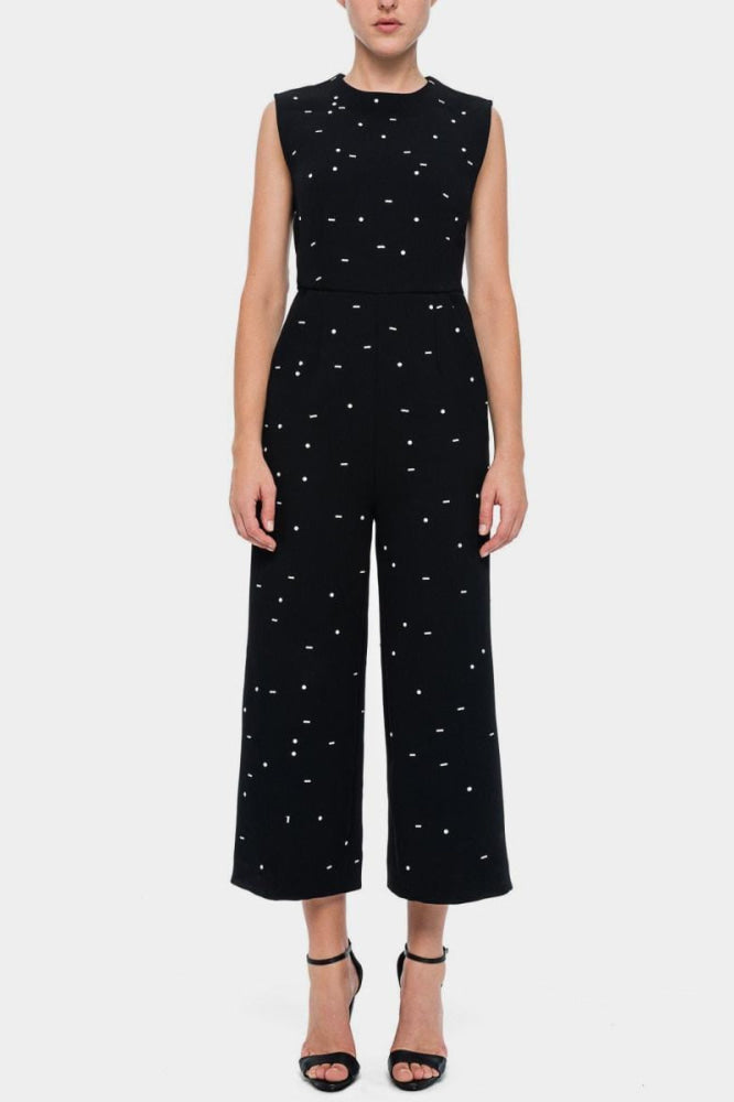 Embellished Sophie Jumpsuit - Black - Jumpsuit