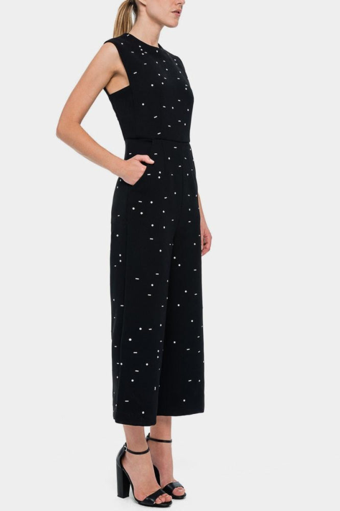 Embellished Sophie Jumpsuit - Black - Jumpsuit