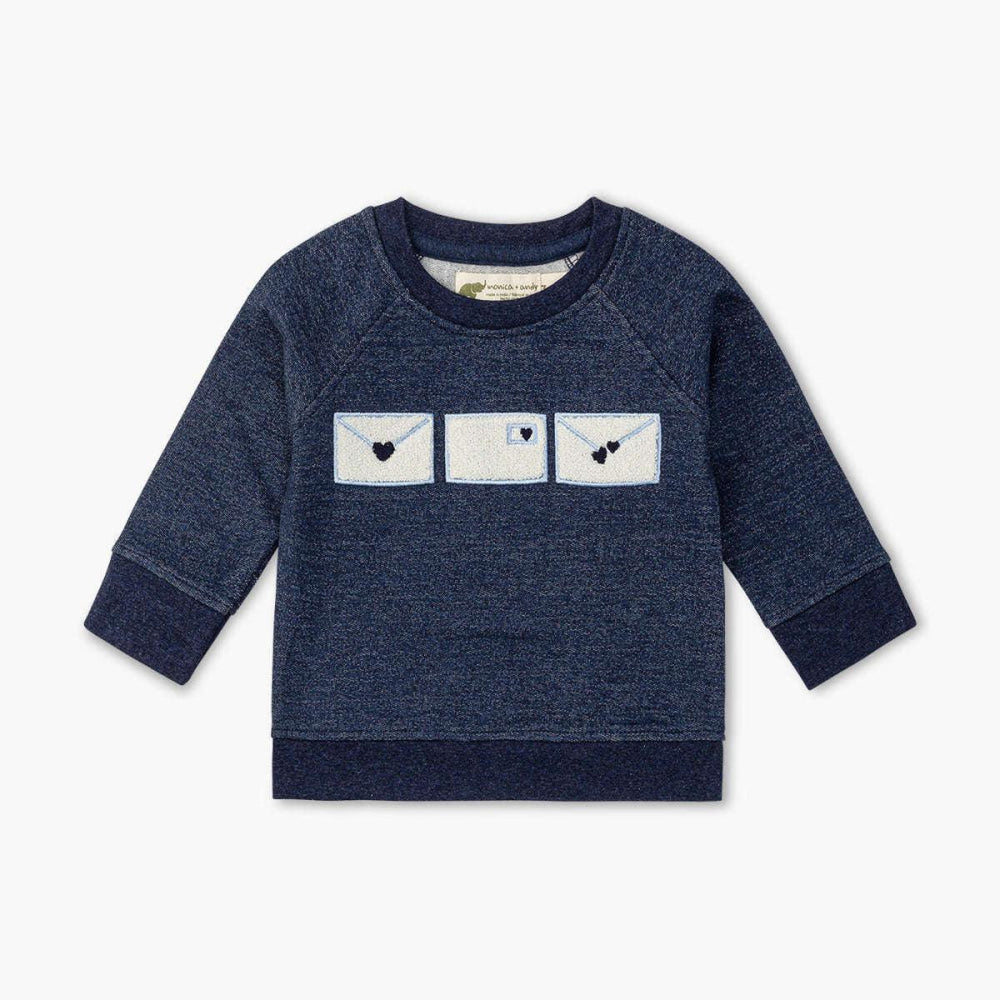 Embroidered Crewneck Sweatshirt - Special Delivery - Crewneck Sweatshirt