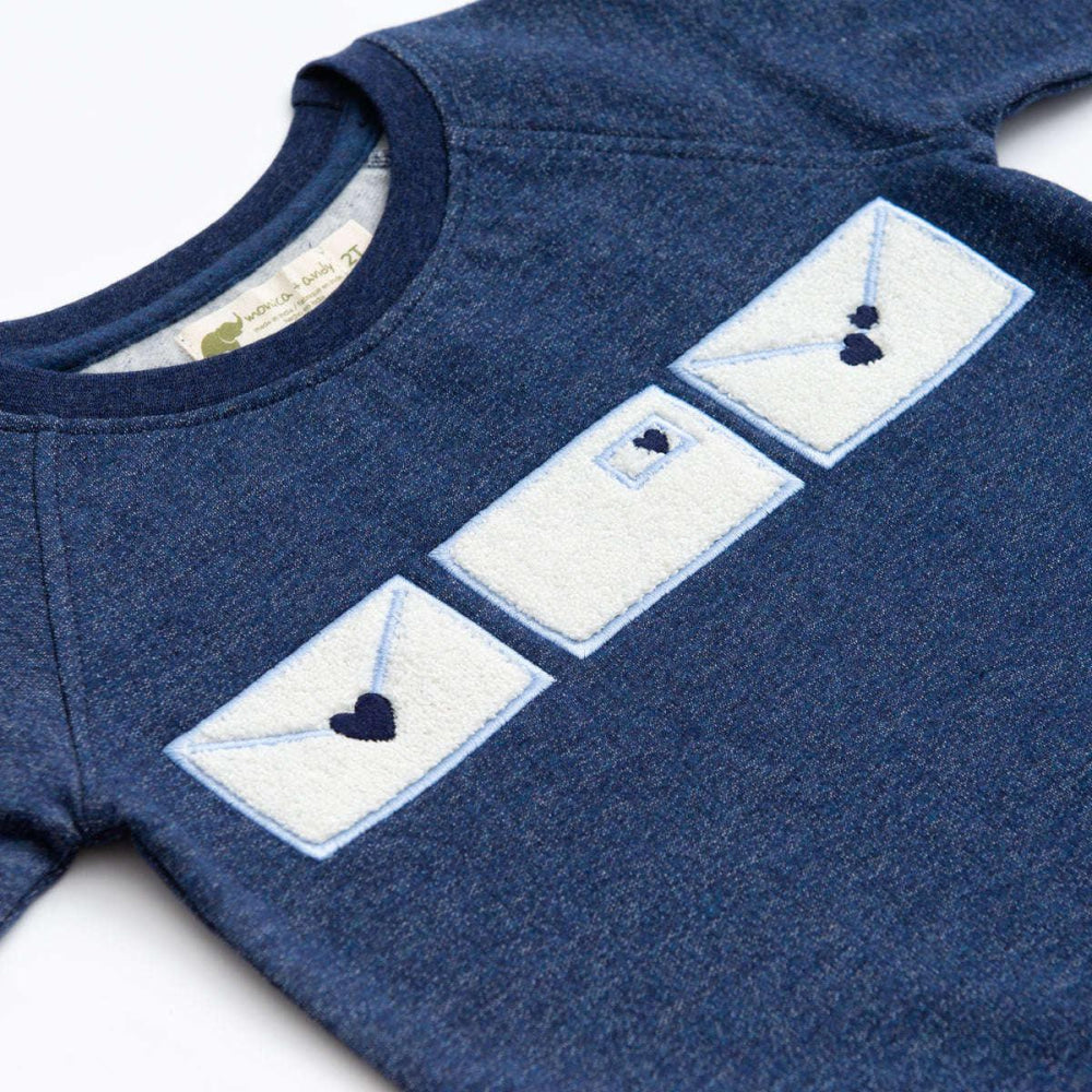 Embroidered Crewneck Sweatshirt - Special Delivery - Crewneck Sweatshirt