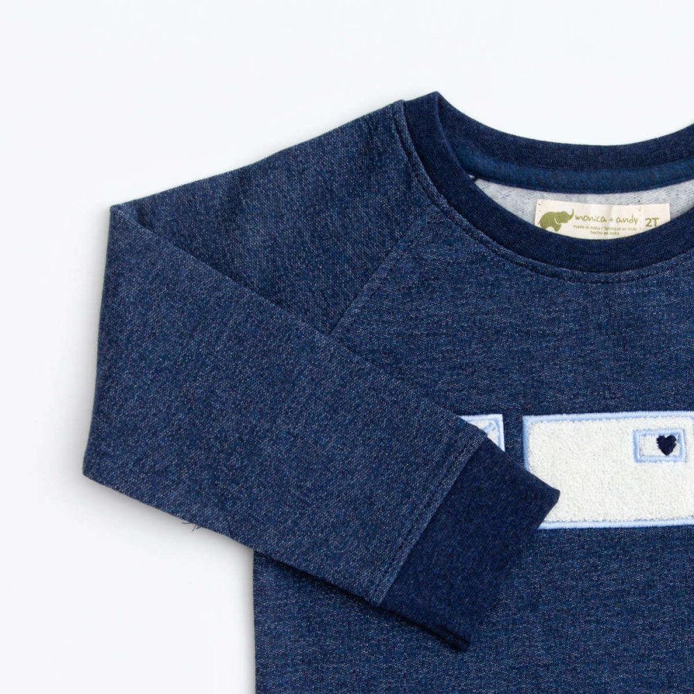 Embroidered Crewneck Sweatshirt - Special Delivery - Crewneck Sweatshirt