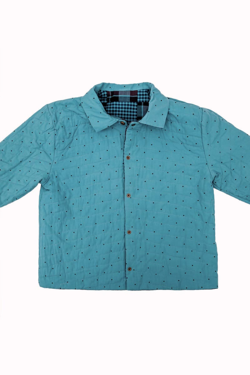 Emerald Patchwork Children’s Worker Jacket - Jacket