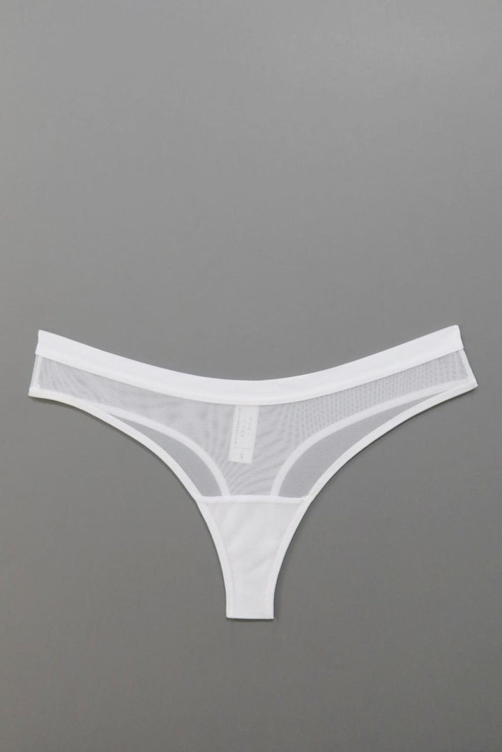 Emery Thong - White - FINAL SALE - Underwear