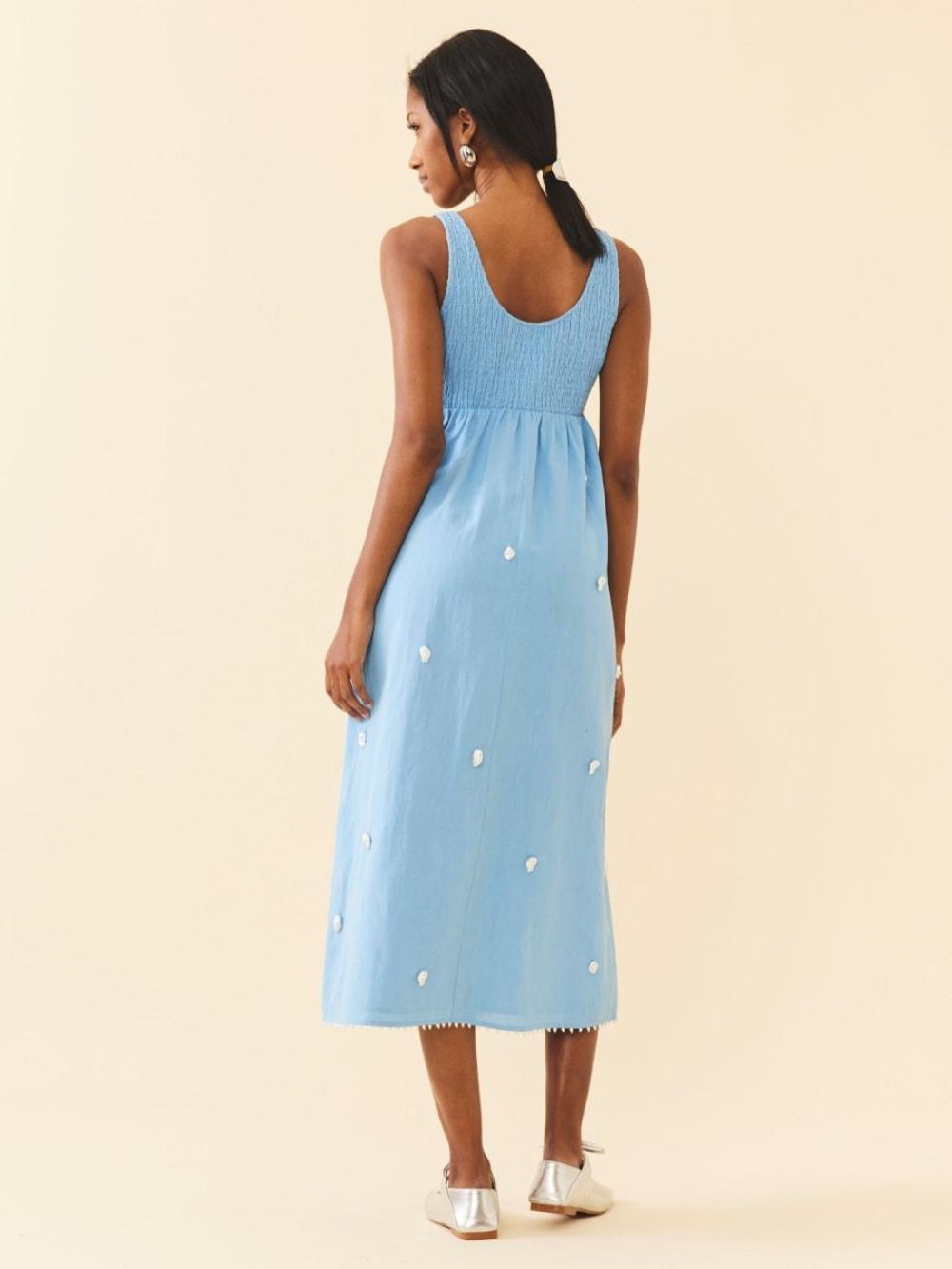 Emily Dress - Pearly Blue - FINAL SALE - Dresses