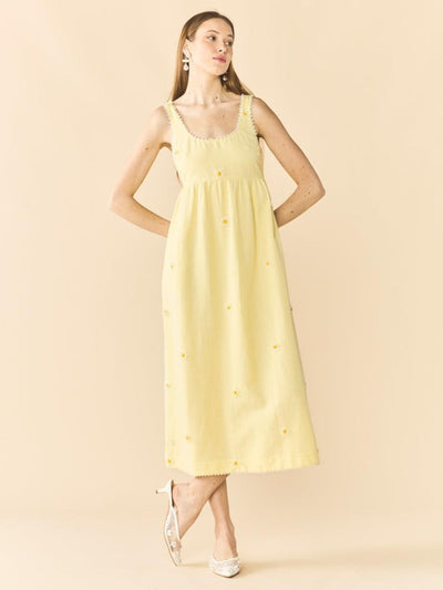 Emily Dress - Soft Butter Yellow - FINAL SALE - Dresses