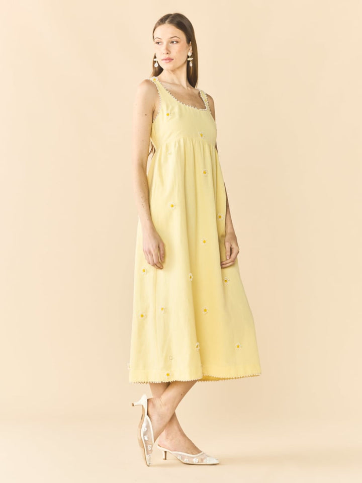 Emily Dress - Soft Butter Yellow - FINAL SALE - Dresses