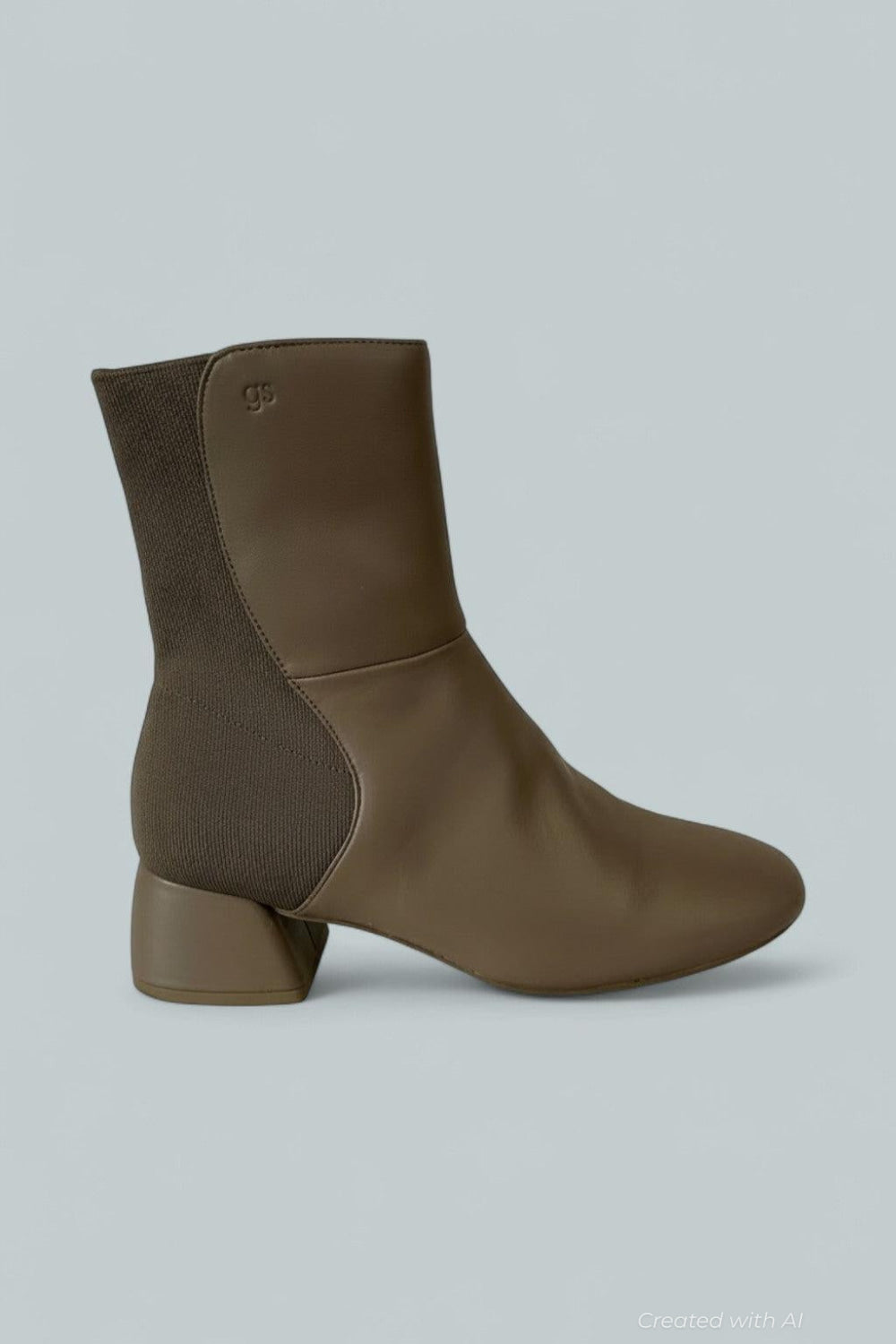 Emily Leather Boot - Shitake Leather - 10.0 - Bootie