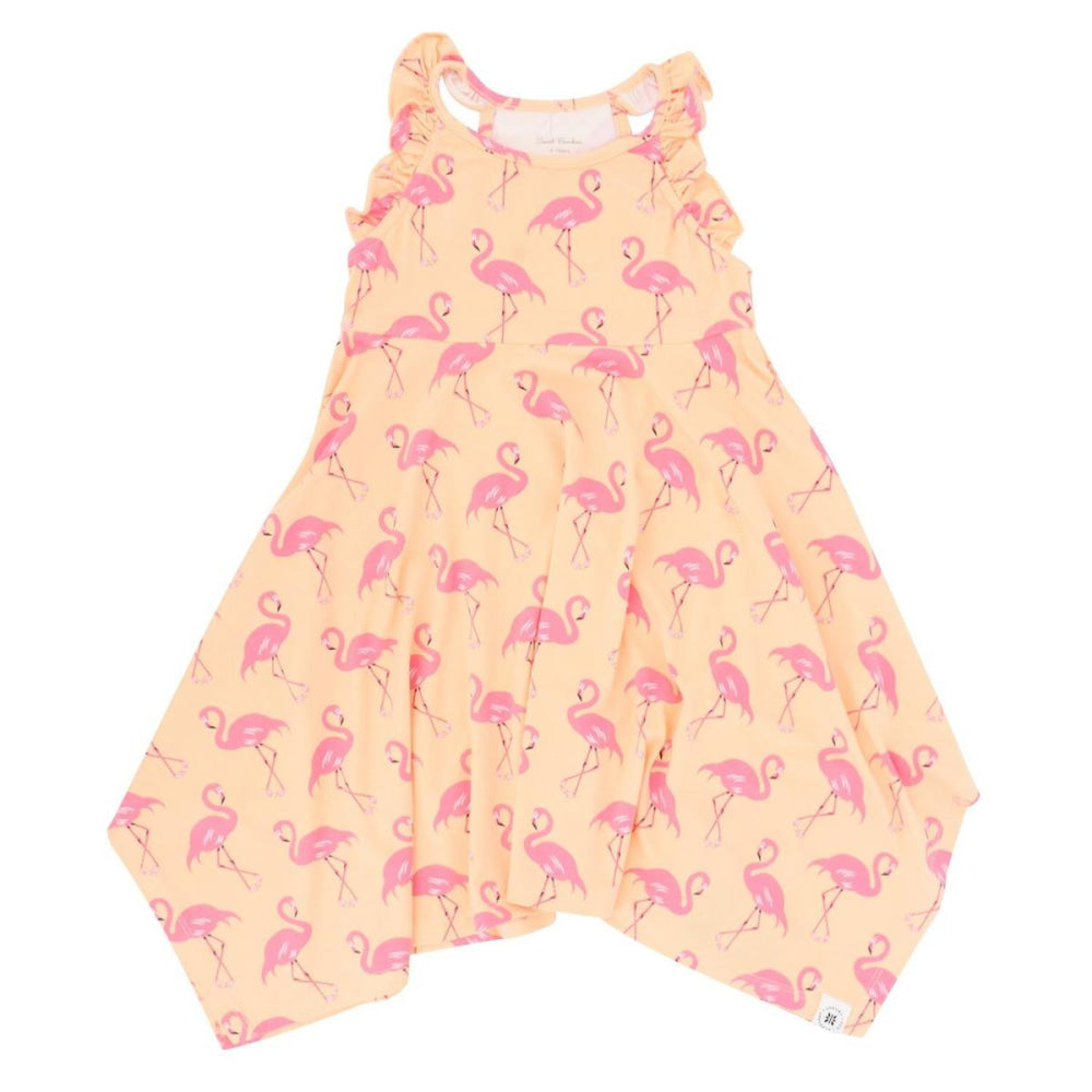 Emma’s Racerback Dress - Flamingo Peach - dresses - baby