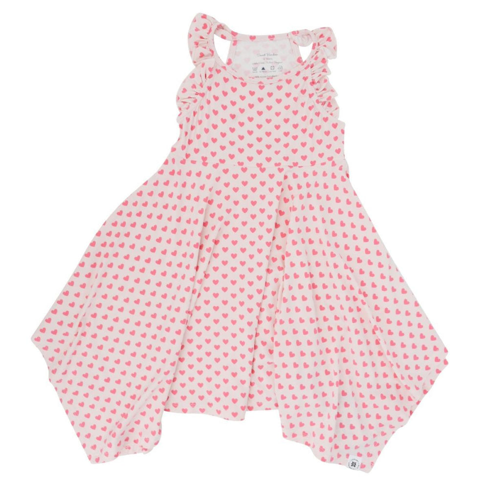 Emma’s Racerback Dress - Pink Hearts - Dresses