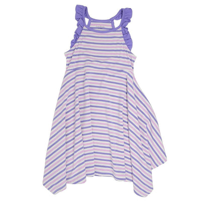 Emma’s Racerback Dress - Purple/Orchid Stripe - Dresses