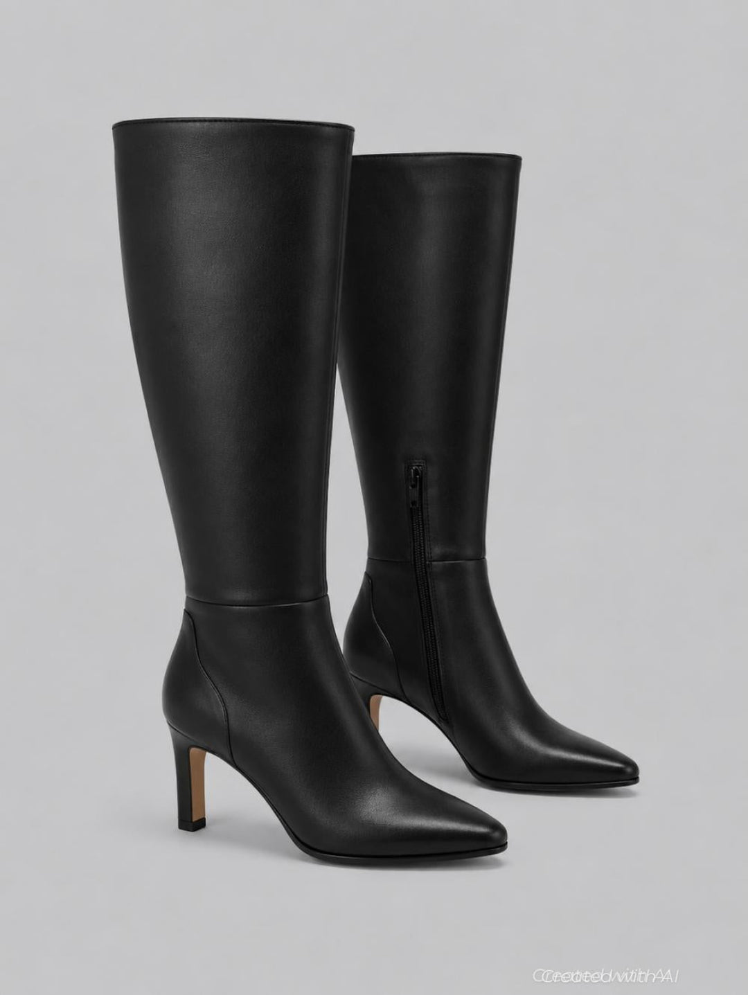 Emmi Leather Boots - Black - 8 M - Boots