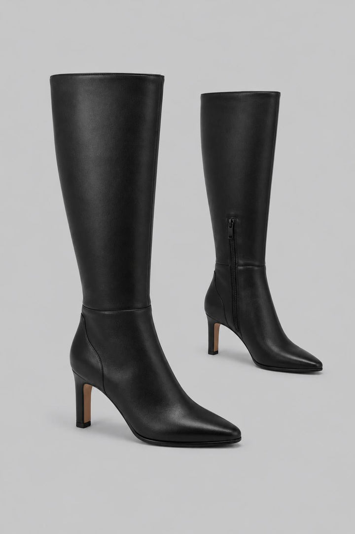 Emmi Leather Boots - Black - 8 M - Boots
