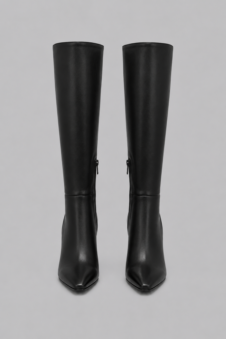 Emmi Leather Boots - Black - 8 M - Boots