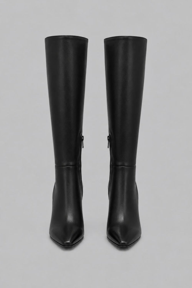 Emmi Leather Boots - Black - 8 M - Boots