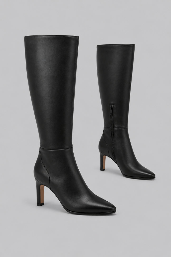 Emmi Leather Boots - Black - 8 M - Boots