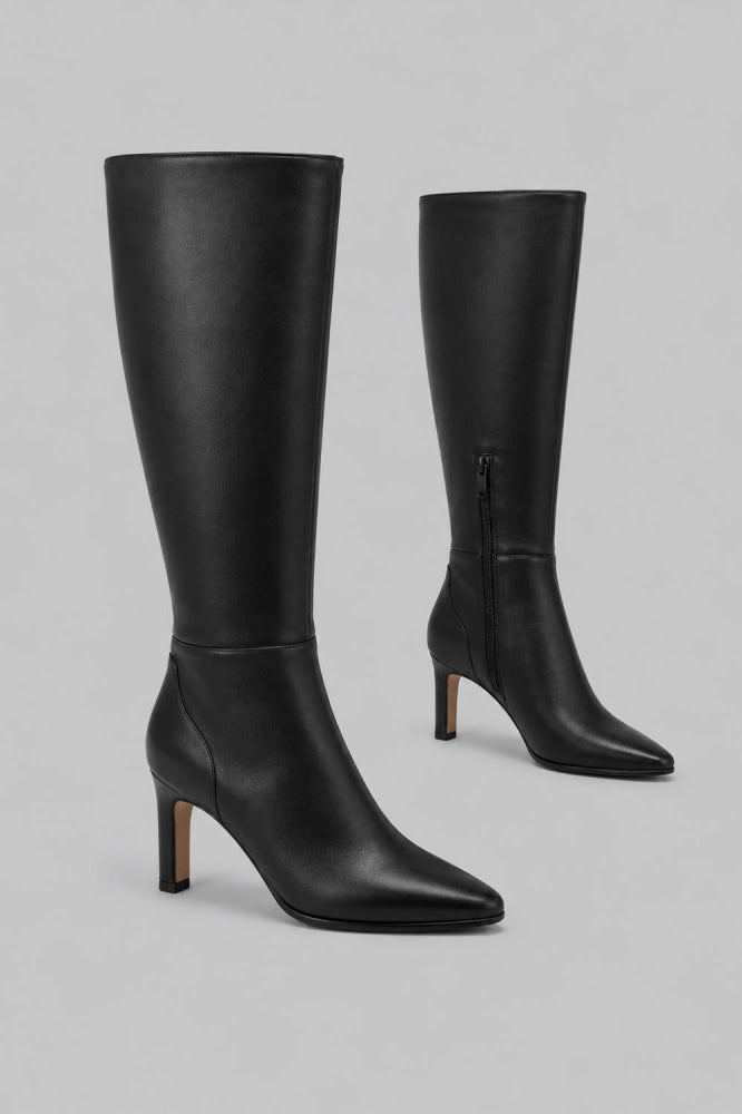 Emmi Leather Boots - Black - 8 M - Boots