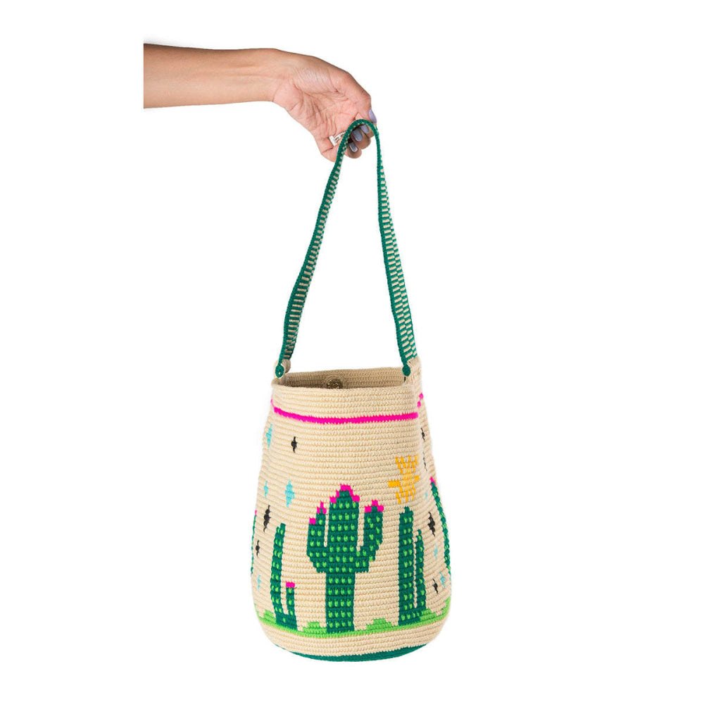 Endless Summer Cactus Bucket Bag - One Size - Bucket Bag