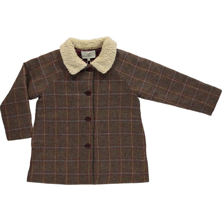 Wool Coat - Checked Coats Bebe Organic