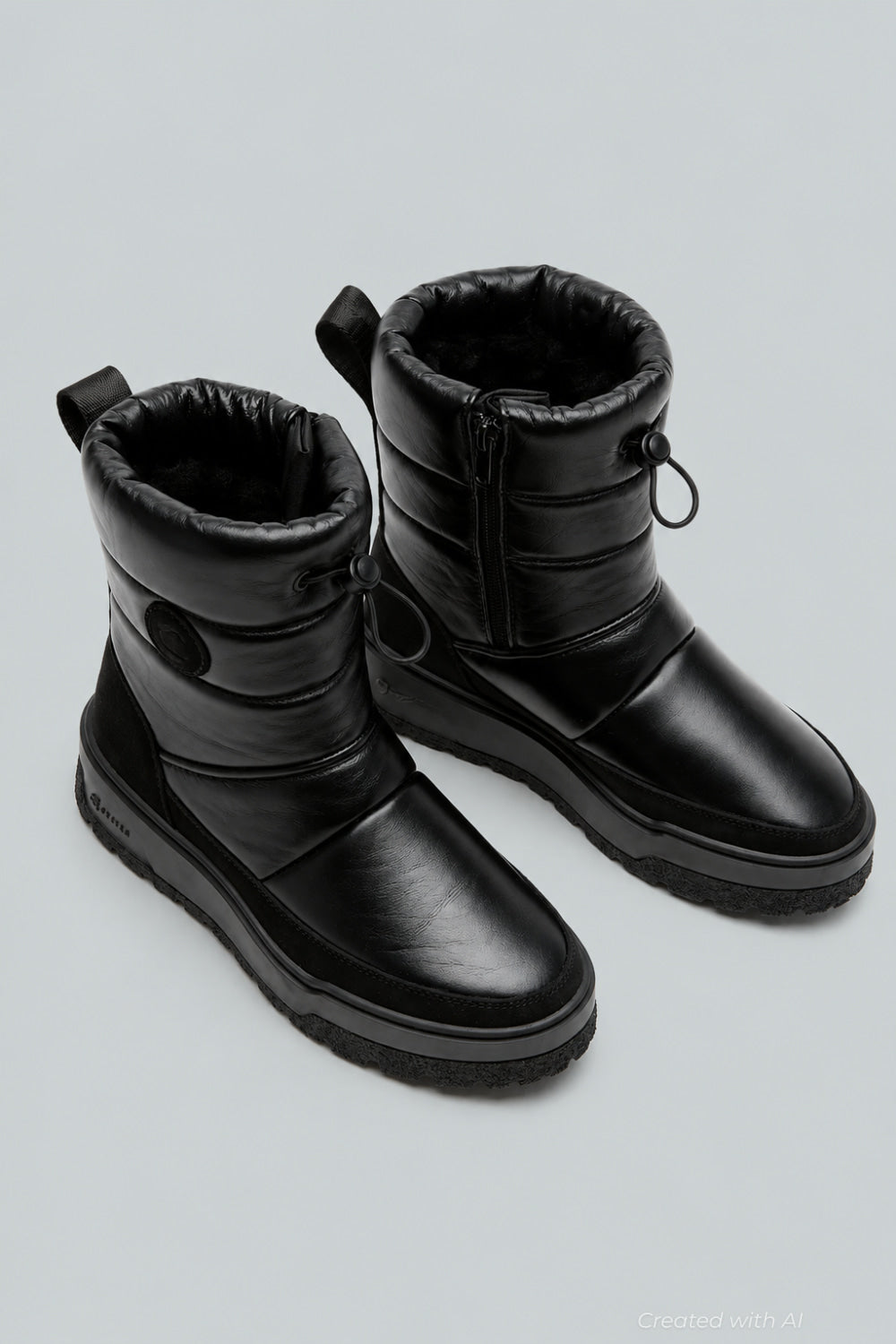 Eric City Dry™ Shearling-Lined Cold Weather Boots - Black - 8 - Boots