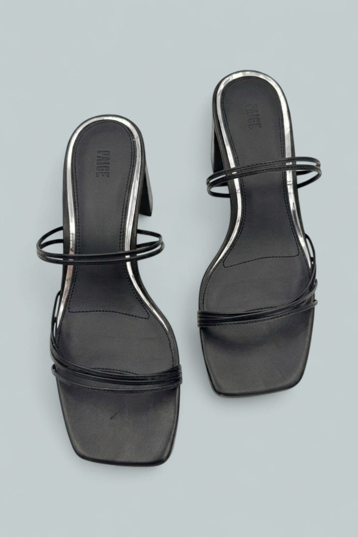 Esme Strappy High Heel Sandals - Black - 9.5 - Heels