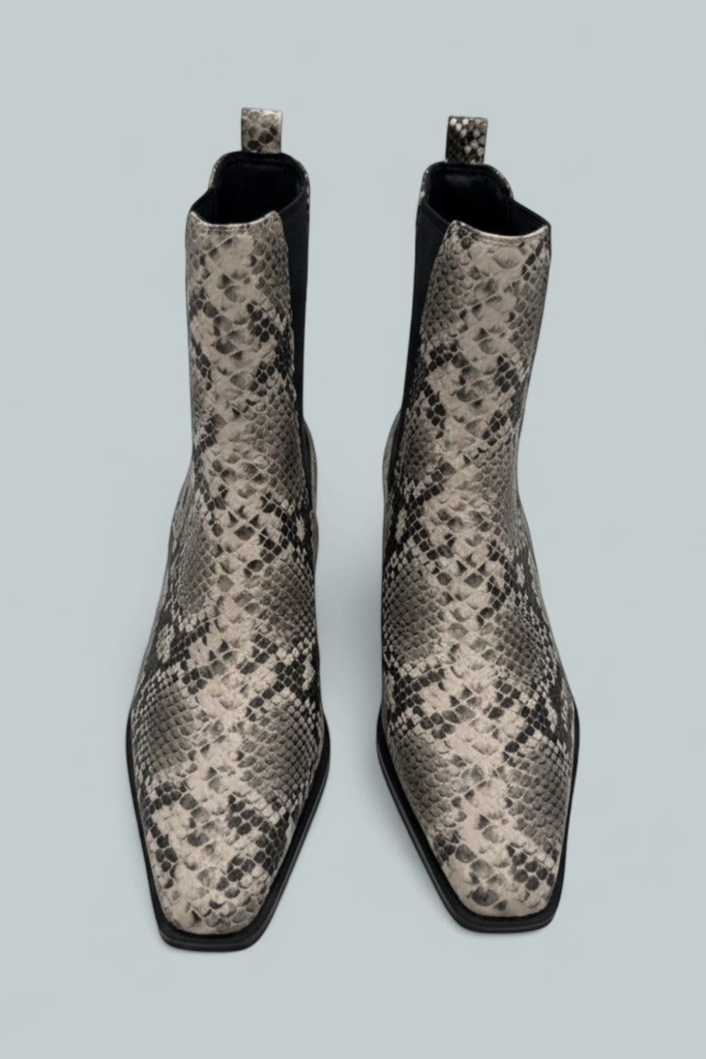 Esra Chelsea Boots - Natural Snake - 6.5 - Boots